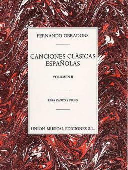 Canciones Clasicas Espanolas Vol. 2 