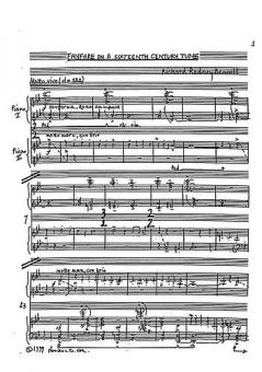 Fanfare on a Sixteenth Century Tune for Two Pianos 