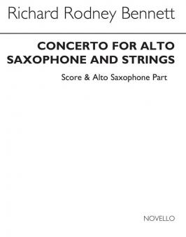 Saxophone Concerto for Alto Sax and Piano 