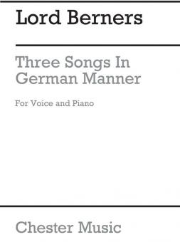 Three Songs In The German Manner 