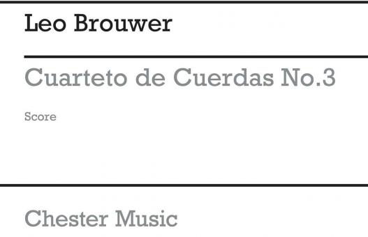 Cuarteto de Cuerdas (String Quartet) No. 3 