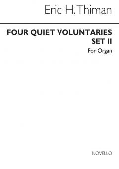 4 Quiet Voluntaries for Organ Set 2 