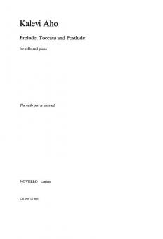 Prelude, Toccata and Postlude for Cello 