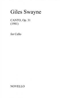 Canto For Cello 