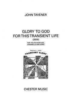 Glory To God For This Transient Life (2000) 