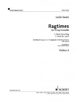 Ragtimes for String Ensemble Standard