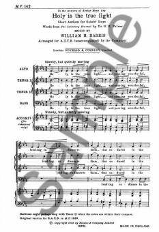 Holy Is The True Light 