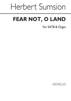 Fear Not, O Land 