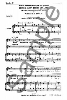 Behold Now Praise The Lord 