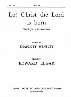 Lo! Christ The Lord Is Born 