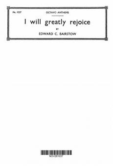 I Will Greatly Rejoice 