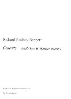 Concerto For Double Bass 