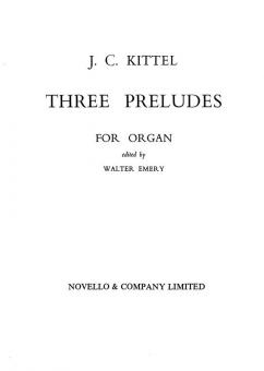 3 Preludes for Organ 