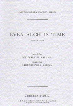 Even Such Is Time - Klavierauszug 