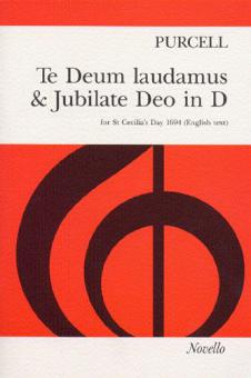 Te Deum Laudamus And Jubilate Deo In D 