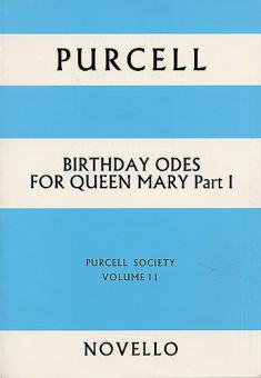 Birthday Odes for Queen Mary Part 1 