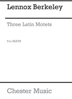 Three Latin Motets Op. 83 No. 1 