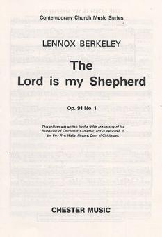 The Lord Is My Shepherd Op. 91 No. 1 