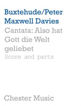 Cantata: Also hat Gott die Welt geliebet 