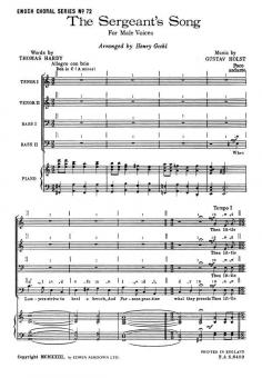 The Sergeant's Song 