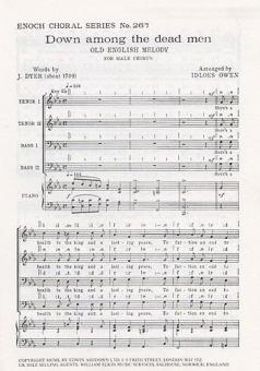 Down Among The Dead Men (TTBB) Arr. Idloes Owen 