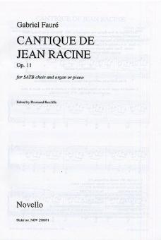 Cantique de Jean Racine op. 11 