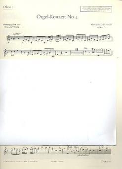 Orgel-Konzert Nr. 4 F-Dur op. 4/4 HWV 292 