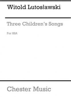 Three Children's Songs 