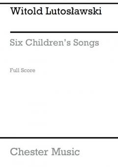 Six Children's Songs 