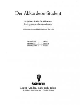 Der Akkordeon-Student 