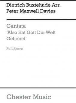 Cantata 'Also hat Gott die Welt geliebet' 