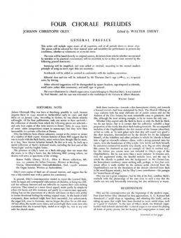 4 Chorale Preludes for Organ 