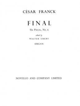 6 Pieces for Organ No. 6 