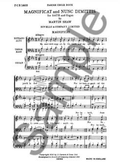 Magnificat & Nunc Dimittis 