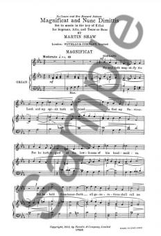 Magnificat & Nunc Dimittis In E Flat 