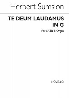 Te Deum Laudamus In G 