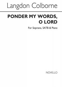 Ponder My Words, O Lord 