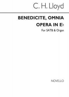 Benedicite, Omnia Opera In E Flat 