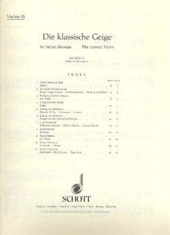 Die klassische Geige Standard