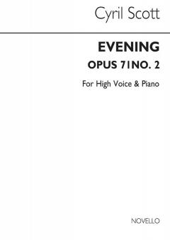 Evening Op. 71 No. 2 