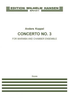 Koppel Concerto No.3 Marimba Sc Cham 