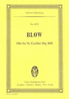 Ode for St. Cecilia's Day 1691 