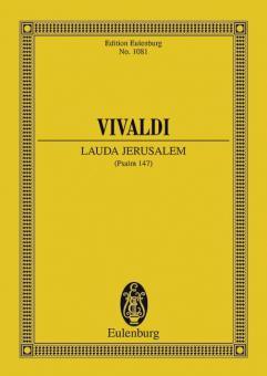 Lauda Jerusalem RV 609 Standard