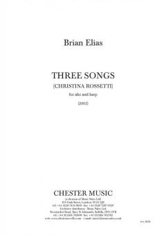 Three Songs (Christina Rossetti) 