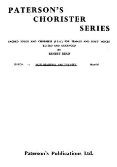 Handel How Beauiful Are The Feet 