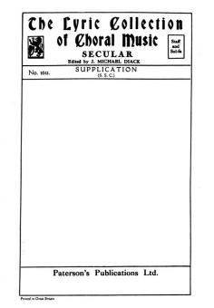 Odell, F Supplication SSA 