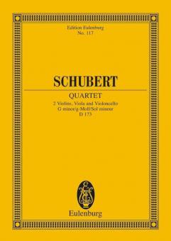 Streichquartett g-Moll op. posth. D 173 Standard