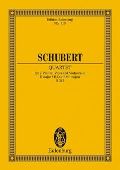 Streichquartett E-Dur op. 125/2 D 353 Standard