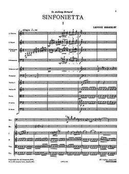 Sinfonietta for Orchestra Op.34 