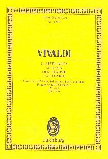 Die vier Jahreszeiten op. 8/3 RV 293: Der Herbst 